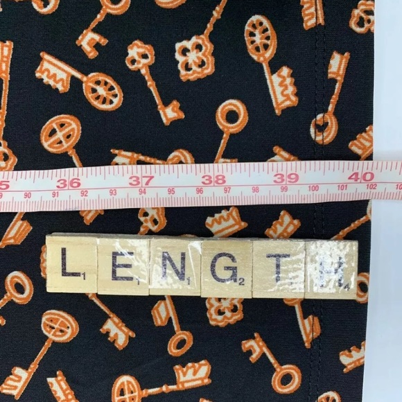 LEONA EDMISTON Ruby Womens Key Print Dress Size 4 - Picture 5 of 5